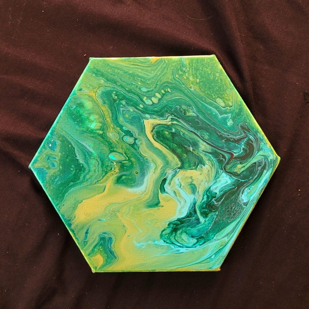 Acrylic pour art